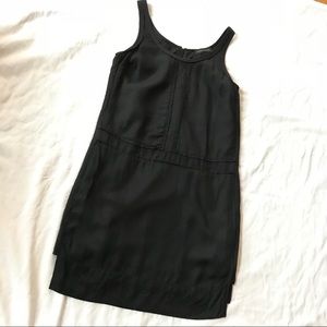BANANA REPUBLIC Black Twill Sleeveless Dress